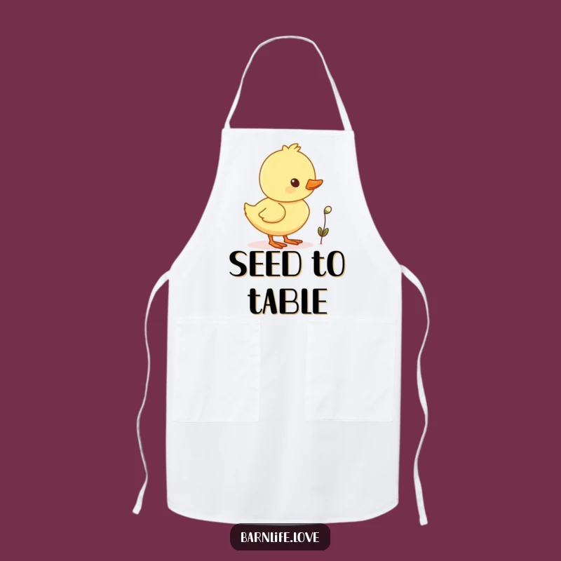 Funny Duckling Waddling Apron: Cook with Cheerful Bird Flair