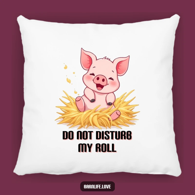 Funny Piglet Pillow: Soft Farm Animal Cushion for Humorous Comfort