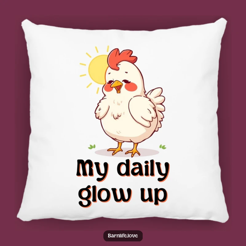 Funny Chicken Pillow: Cozy Comfort with a Hilarious Farmyard Twist