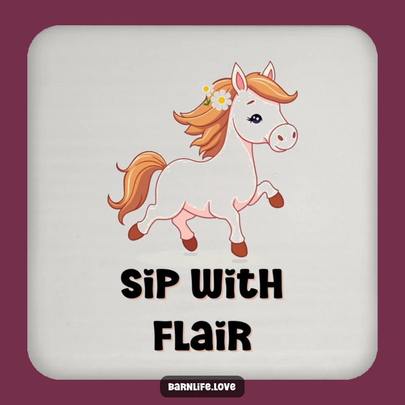 Funny Horse Trotting Coasters: Protect Surfaces with Equestrian Charm