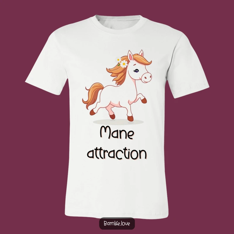 Funny Horse Trotting T-Shirt: Spirited Equestrian Humor Apparel